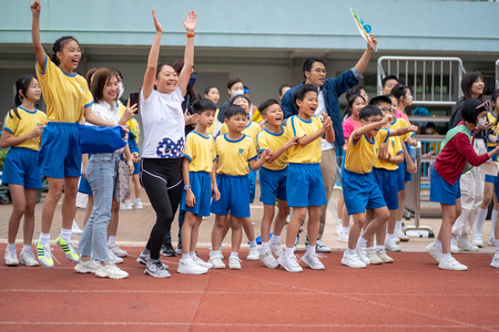 Hong Kong Games Run and Exercise Together