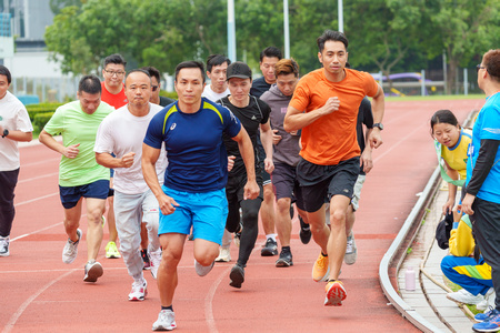 Hong Kong Games Run and Exercise Together
